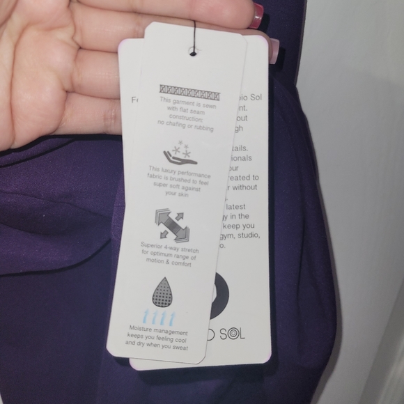 Scorpio Sol Purple Active Top ( Large ) - Picture 5 of 5